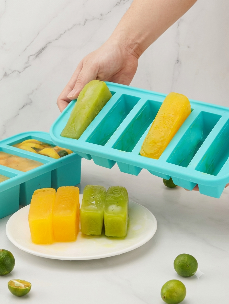 Moule de Congélation en Silicone avec Couvercle