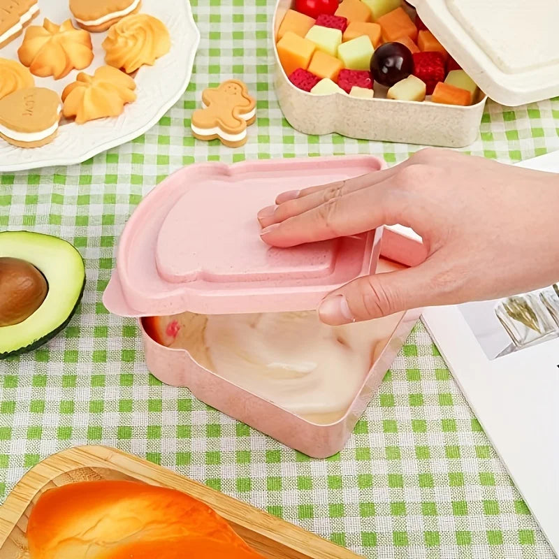 Boîte à bento empilable avec couvercle