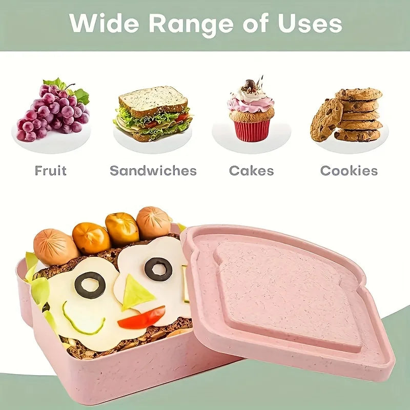 Boîte à bento avec sandwich à l'intérieur