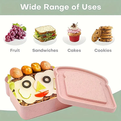 Boîte à bento avec sandwich à l'intérieur